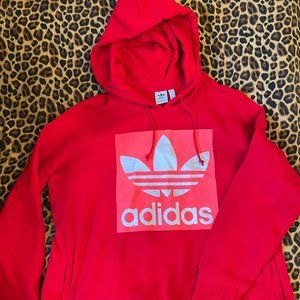 Adidas Women's XL Red Hoodie